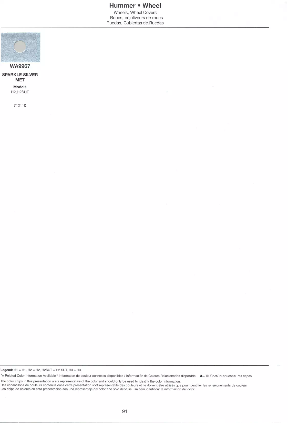 	Oem Colors, Paint Codes, Mixing Stock Numbers, and Color Names for 2005 General Motors, Buick, Cadillac, GMC, and Chevrolet Vehicles	