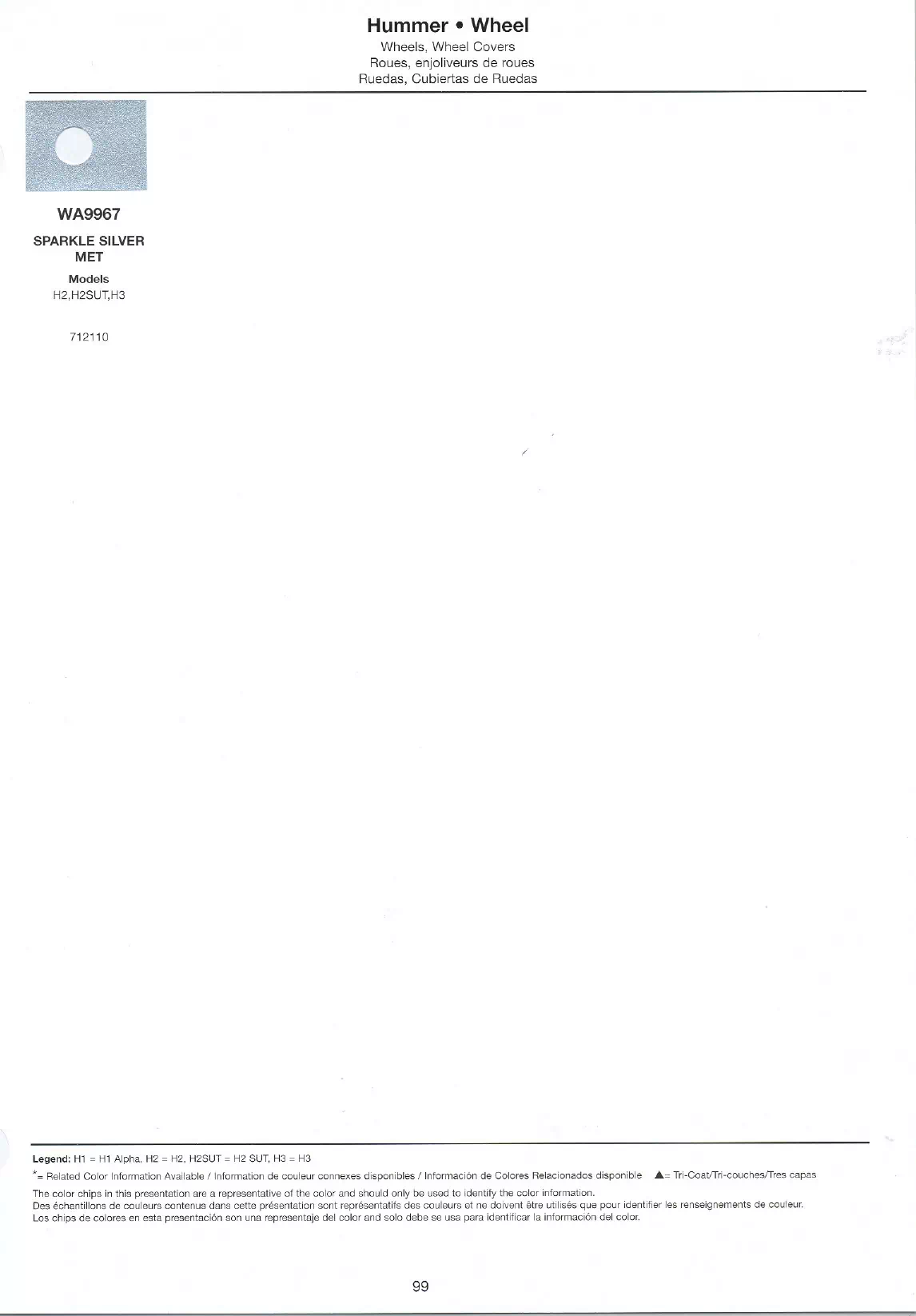 Oem Colors, Paint Codes, Mixing Stock Numbers, and Color Names for 2007 General Motors, Buick, Cadillac, GMC, and Chevrolet Vehicles